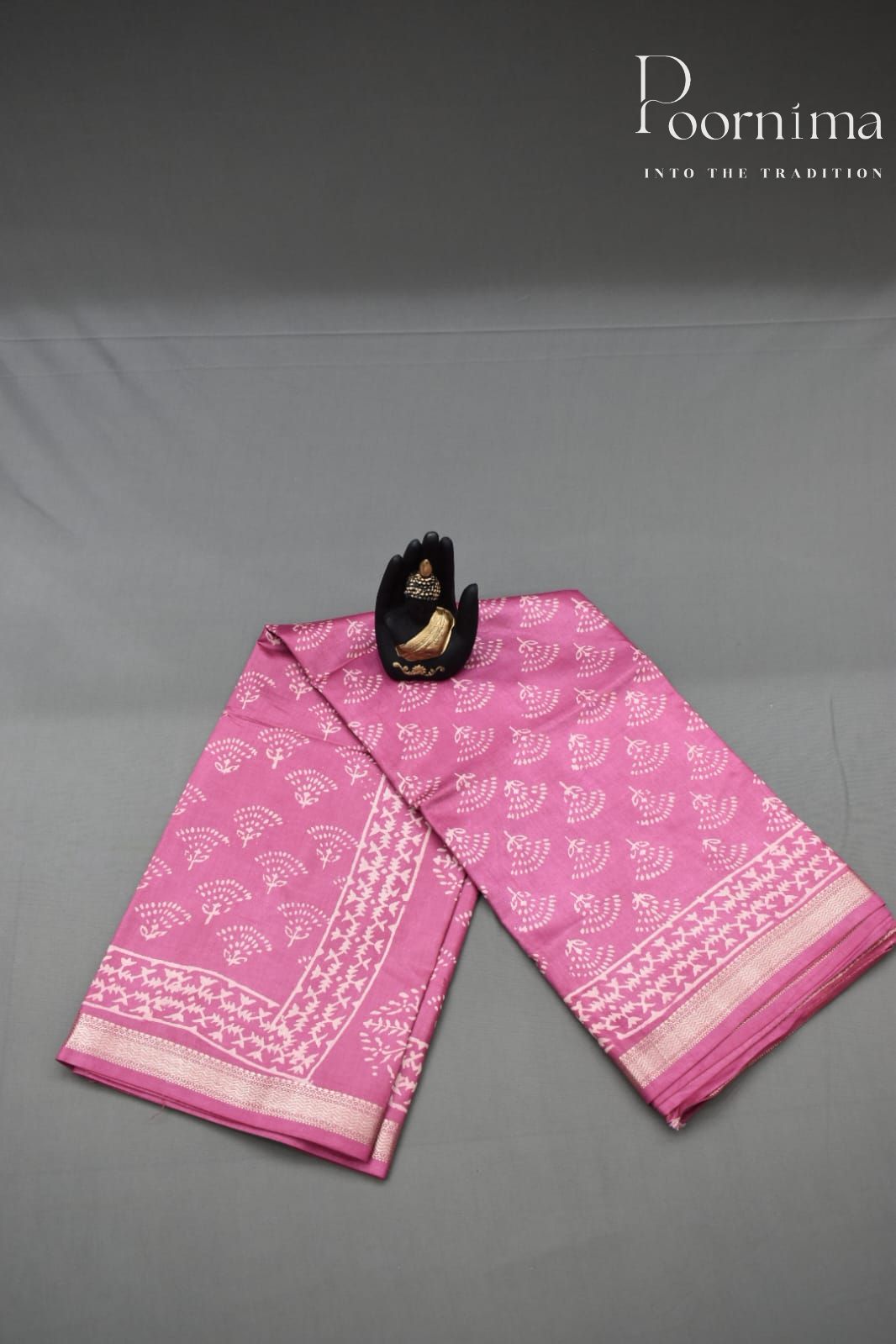 BABY PINK- COTTON SILK SAREE