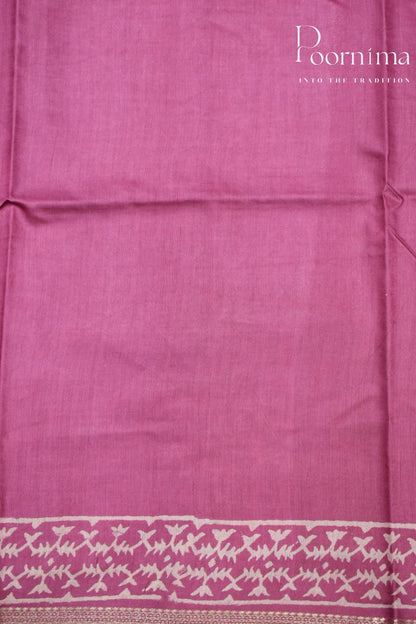 BABY PINK- COTTON SILK SAREE