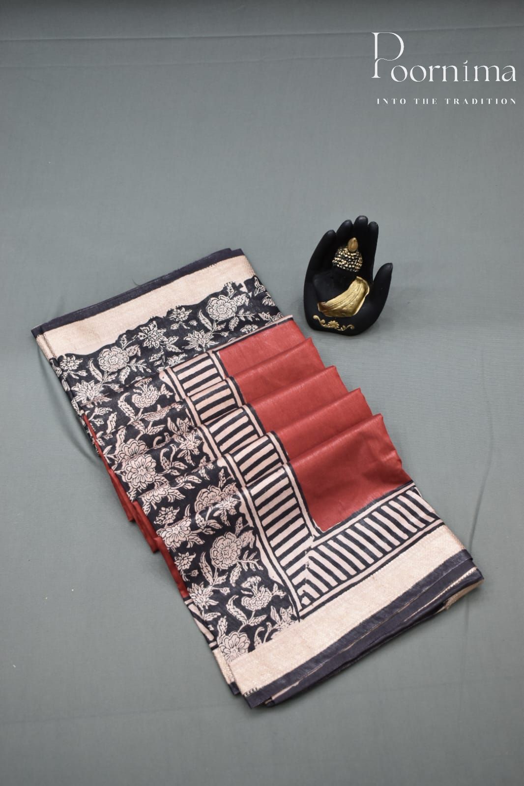 LIGHT ORANGE- COTTON SILK SAREE