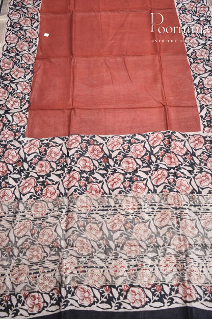MAROON- COTTON SILK SAREE