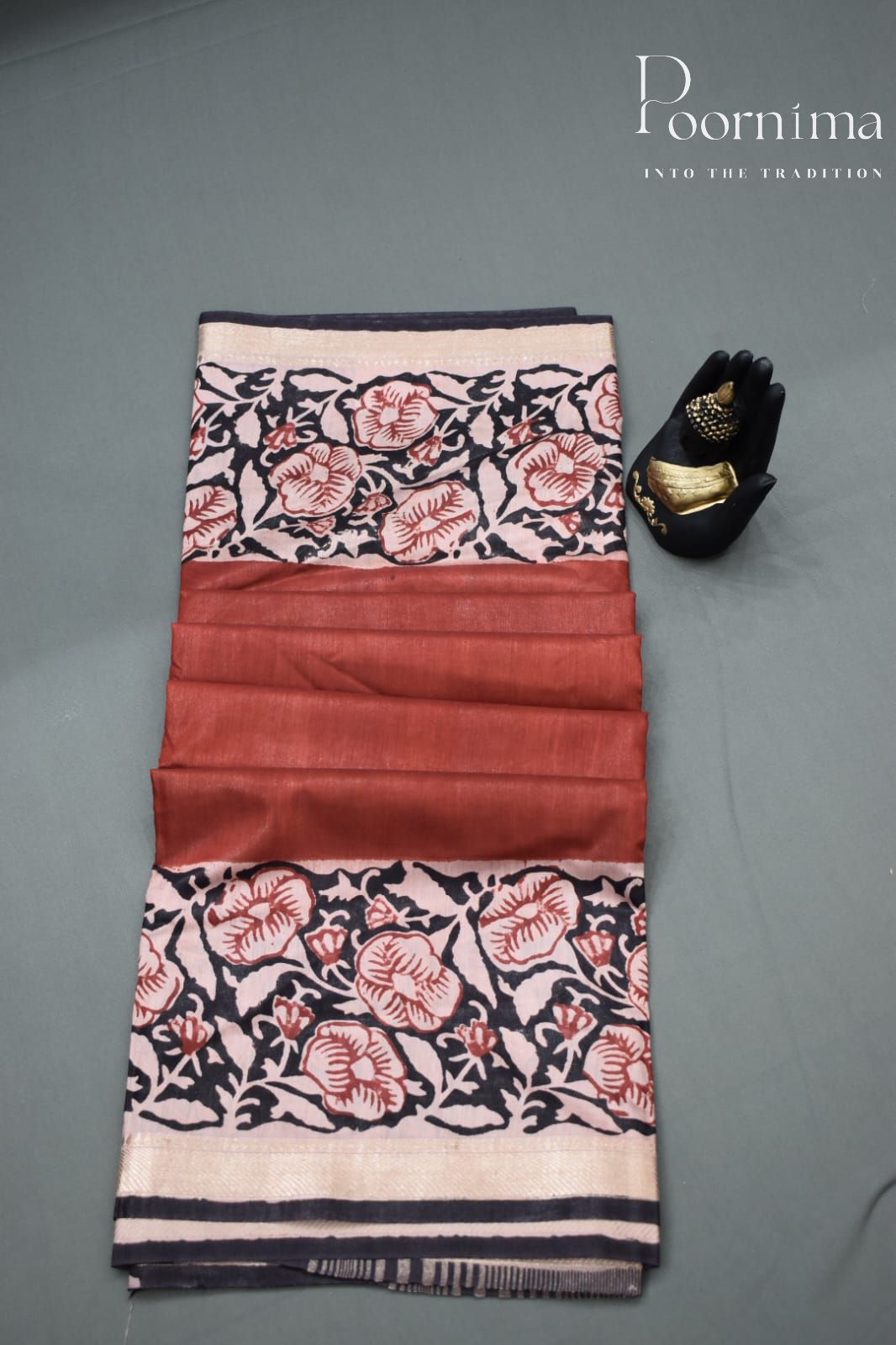 MAROON- COTTON SILK SAREE