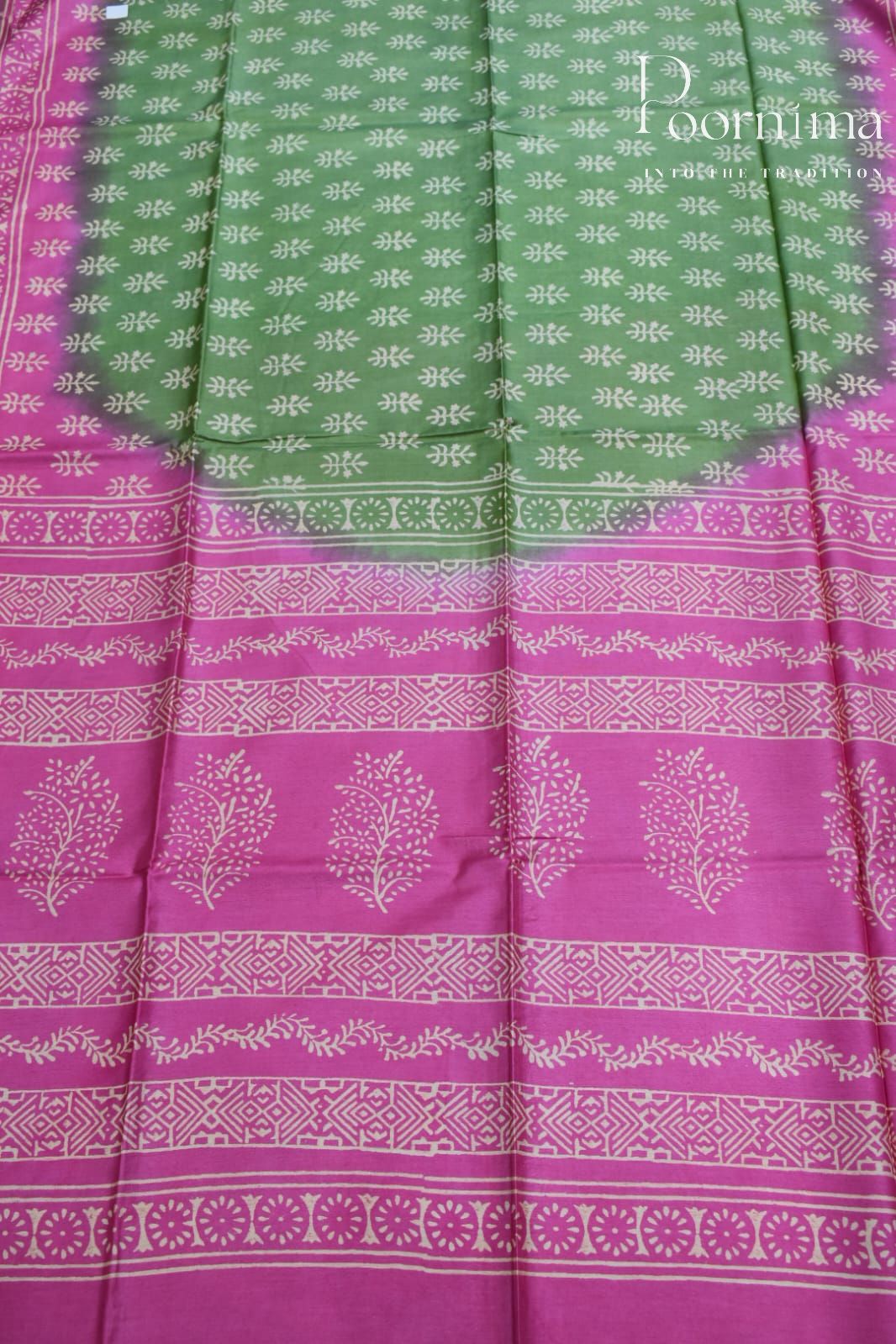 MINT GREEN- COTTON SILK SAREE