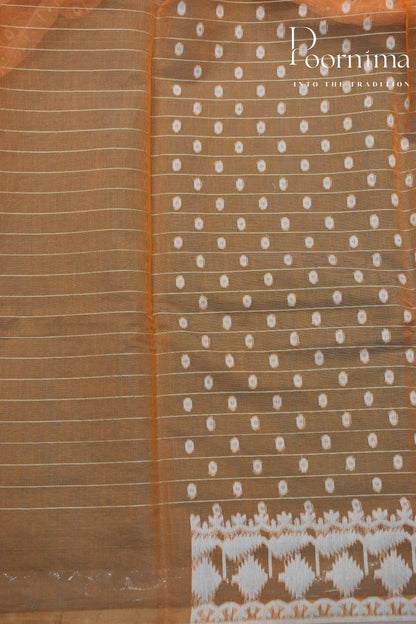 ORANGE- JAMDANI SAREE
