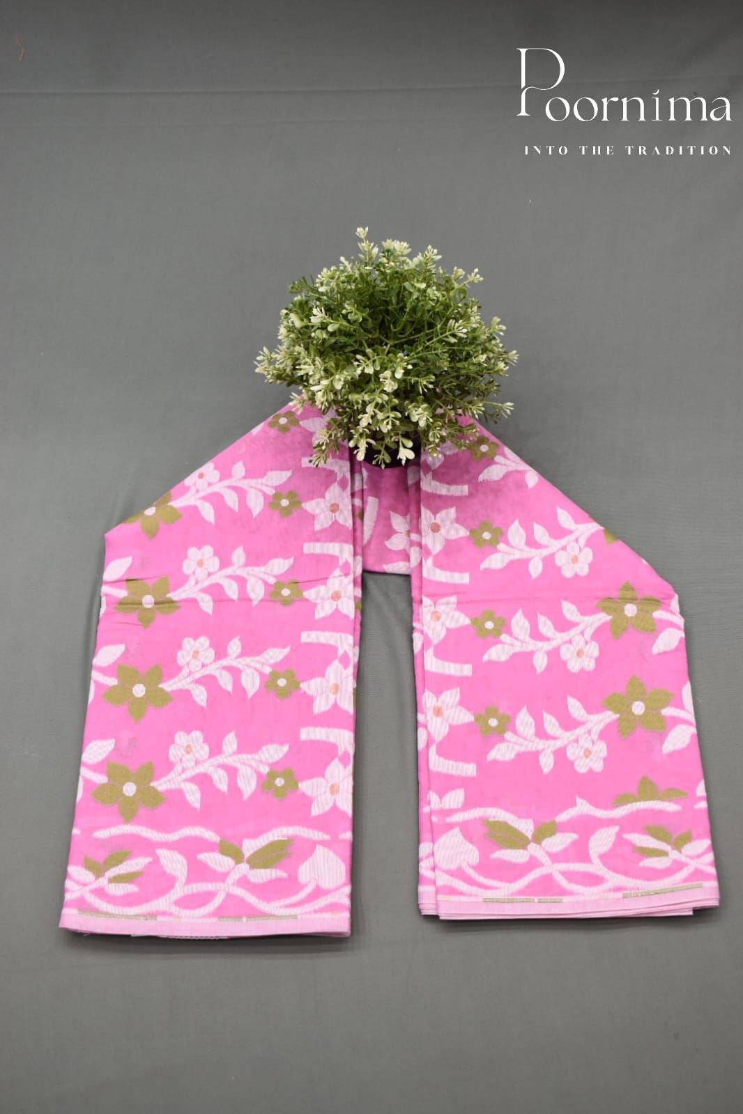 PINK- JAMDANI SAREE