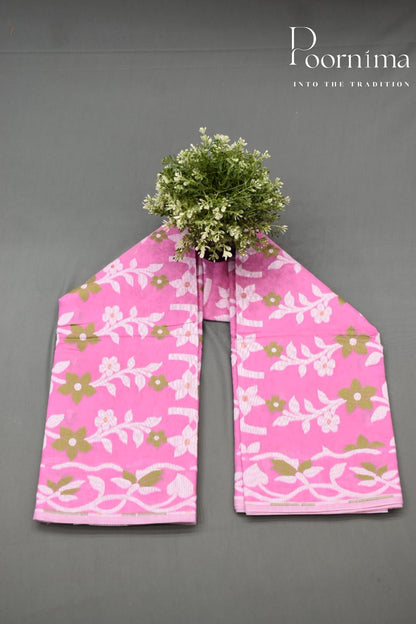 PINK- JAMDANI SAREE