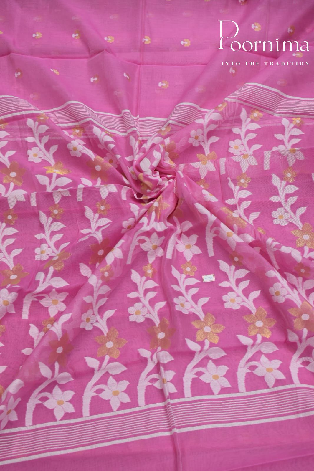 PINK- JAMDANI SAREE