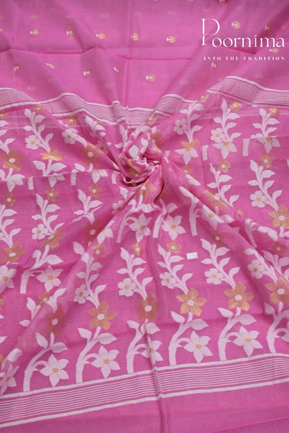 PINK- JAMDANI SAREE