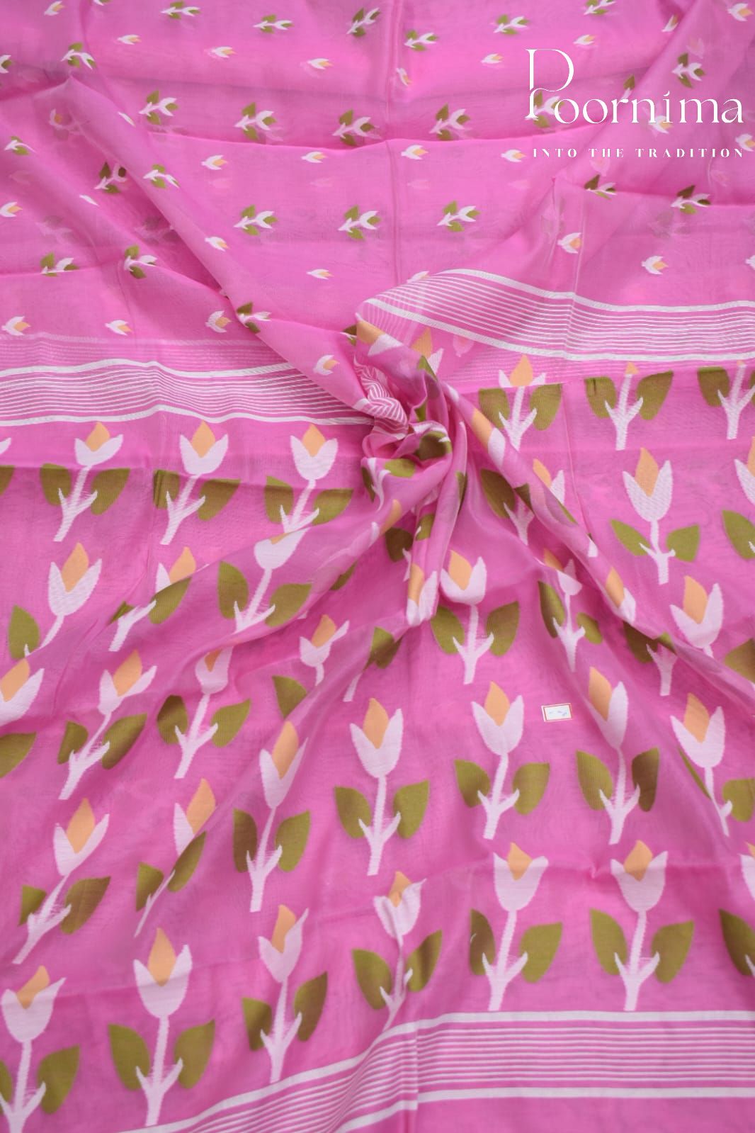 PINK- JAMDANI SAREE