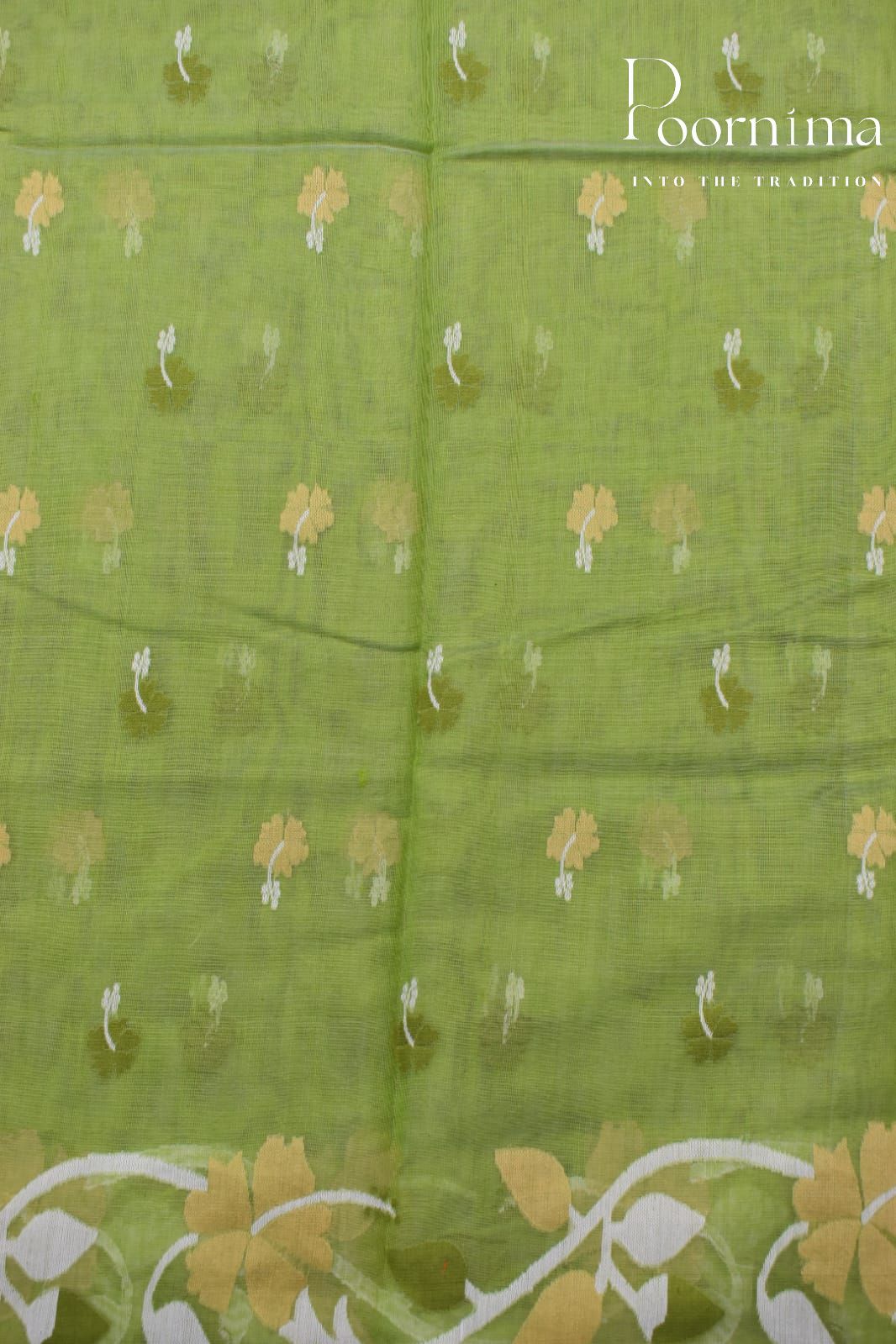 GREEN- JAMDANI SAREE