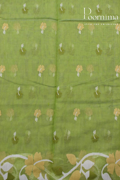 GREEN- JAMDANI SAREE