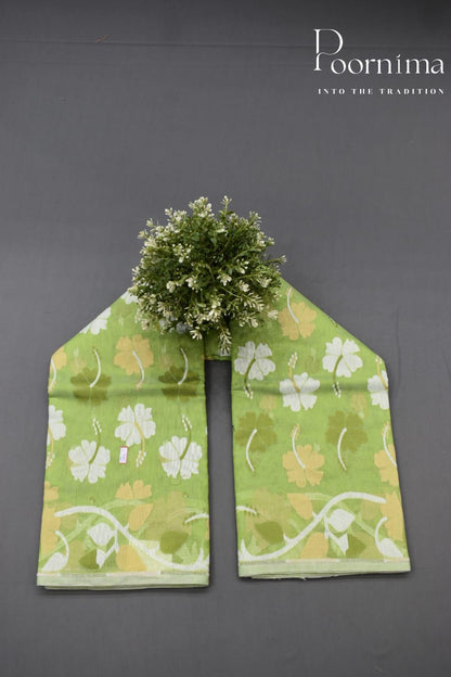 GREEN- JAMDANI SAREE