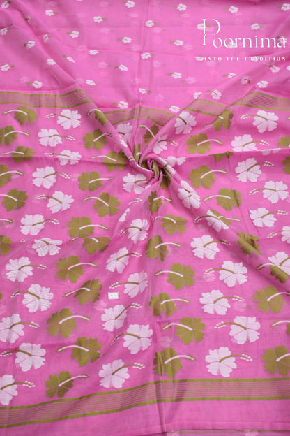 PINK- JAMDANI SAREE