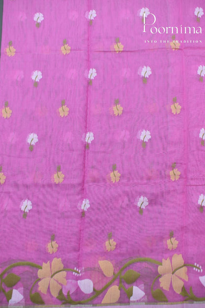 PINK- JAMDANI SAREE
