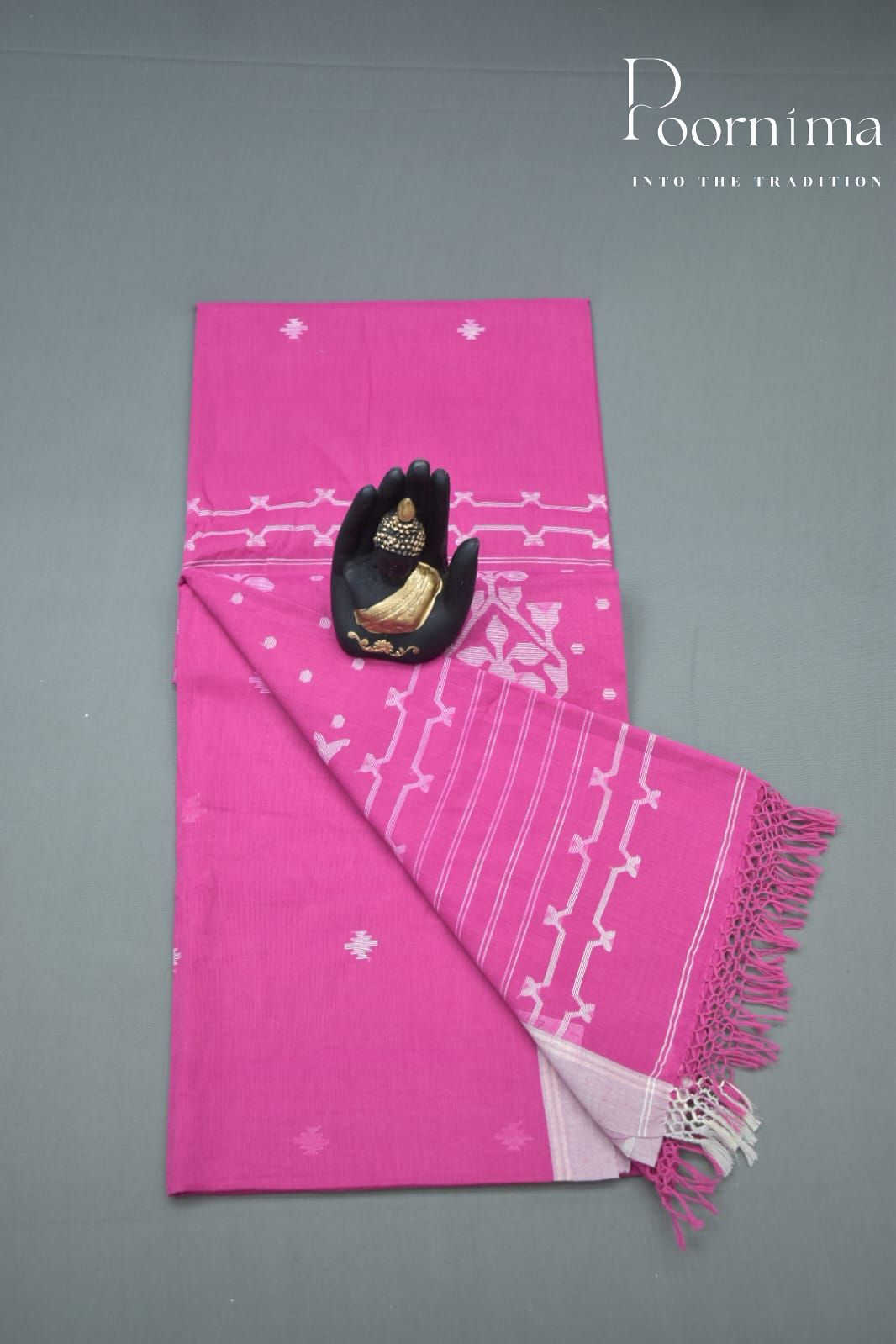 PINK- PURE JAMDANI SAREE