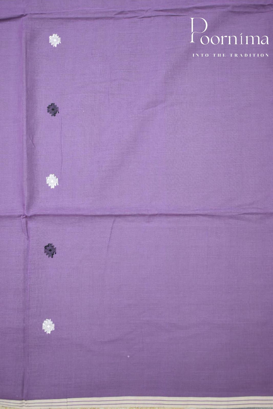 PURPLE- PURE JAMDANI SAREE