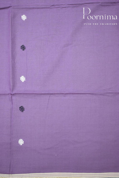 PURPLE- PURE JAMDANI SAREE