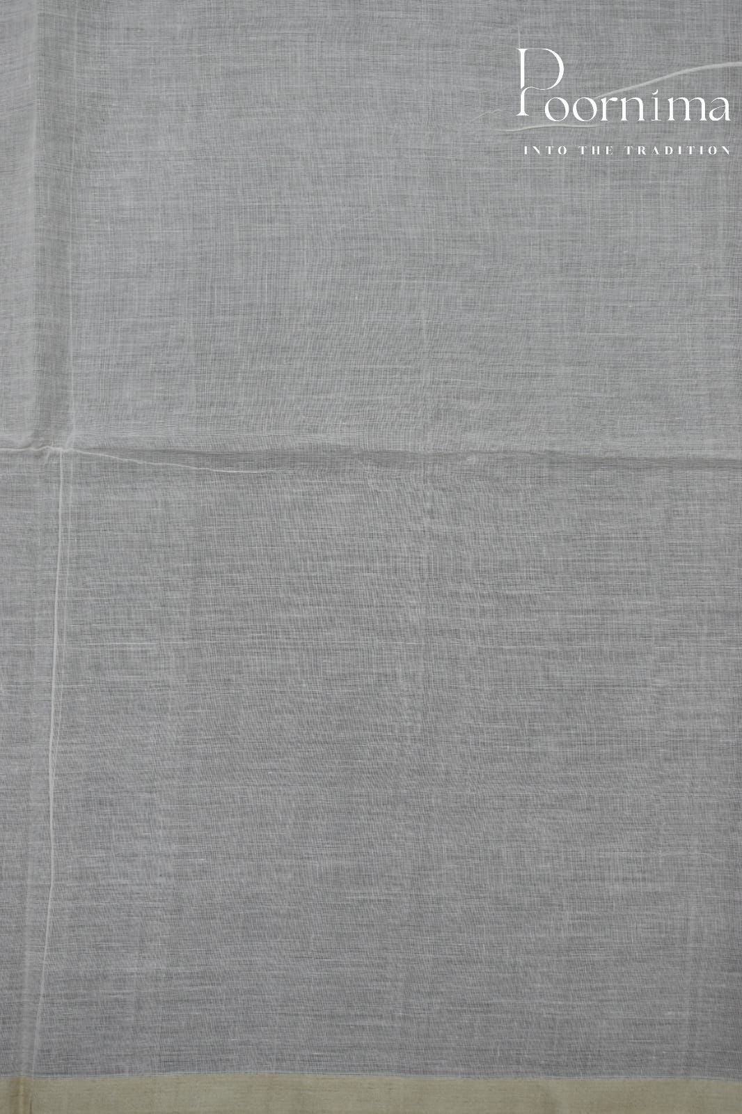 WHITE - PURE JAMDANI SAREE