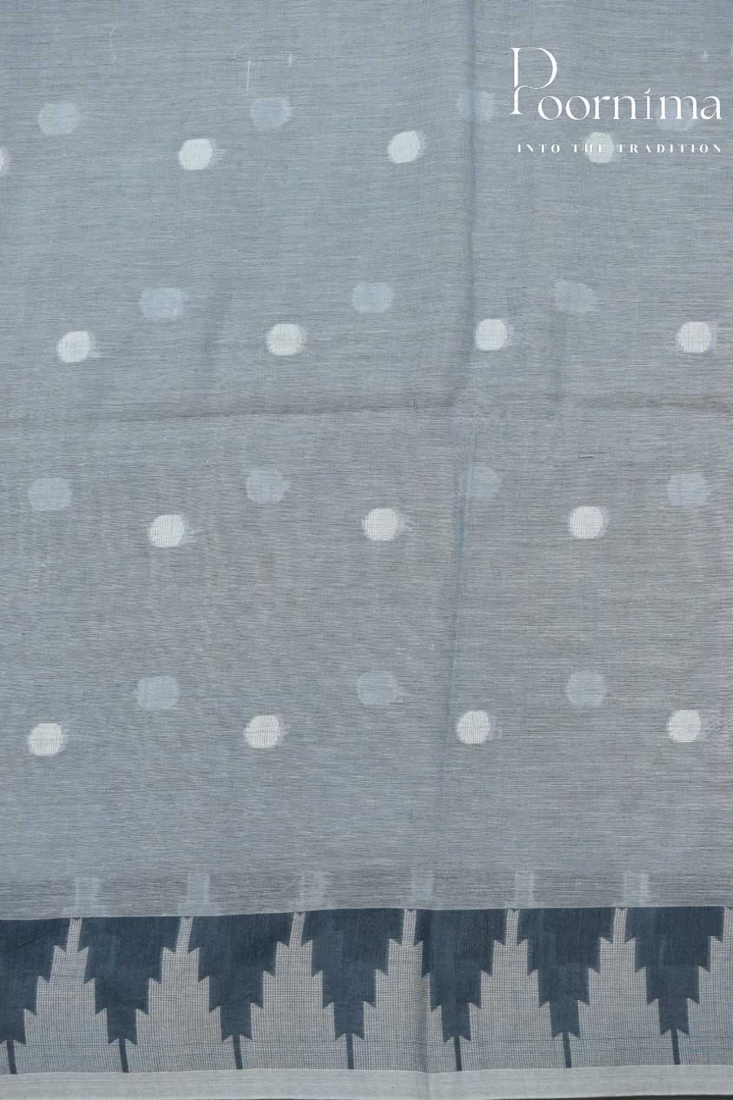 BEIGE BROWN- LINEN FANCY SAREE
