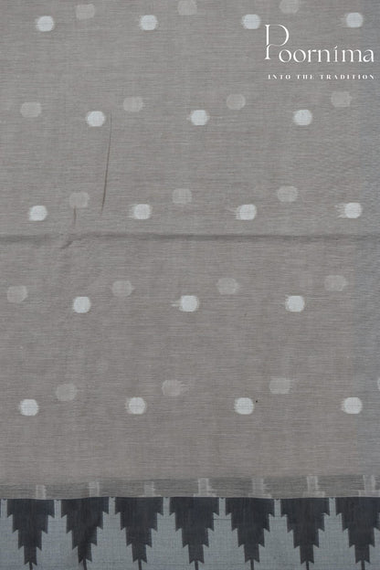 BEIGE BROWN- LINEN FANCY SAREE