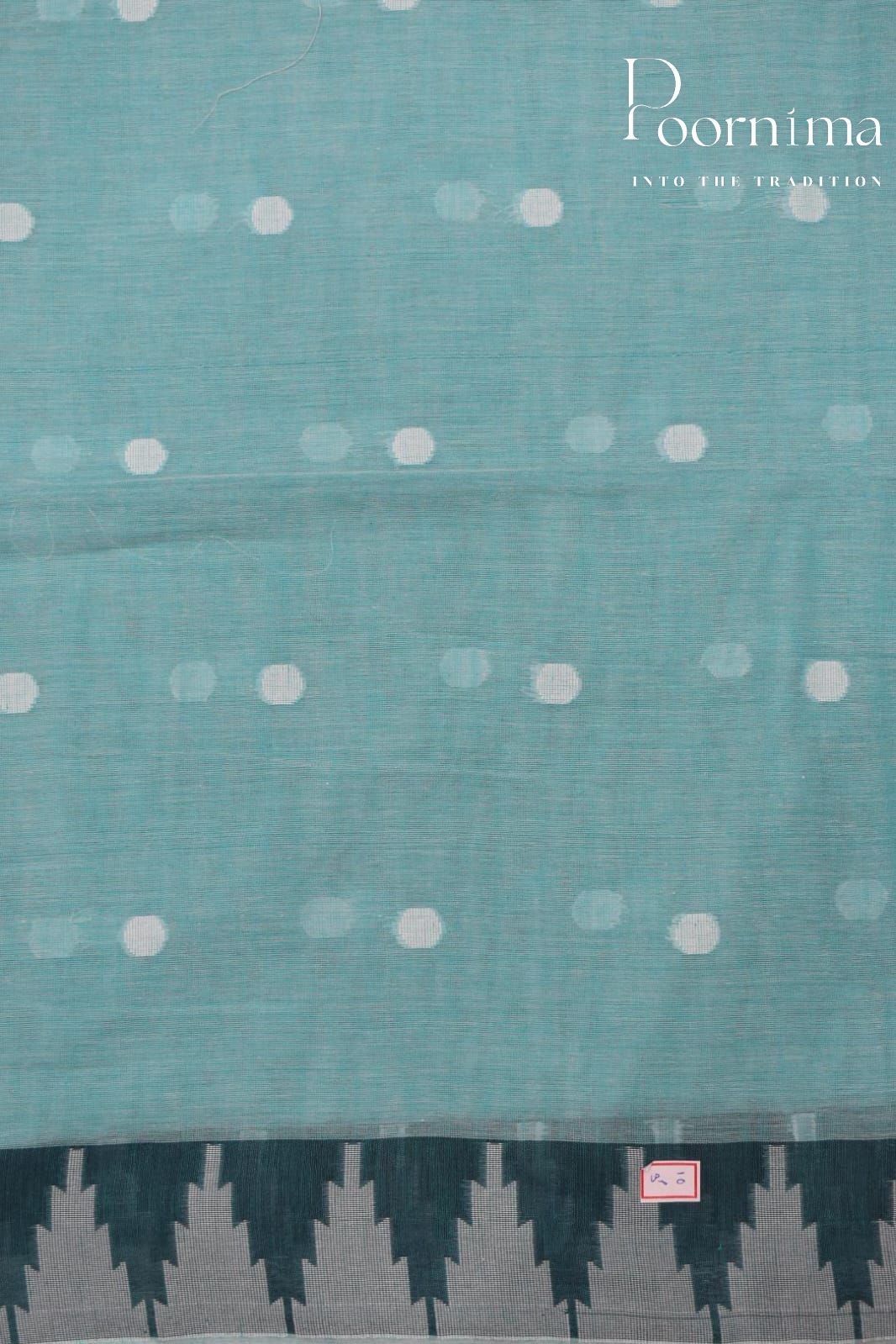 LIGHT SKY BLUE- LINEN FANCY SAREE