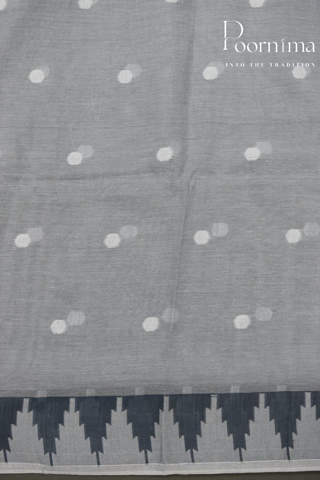 PALE BLUE- LINEN FANCY SAREE