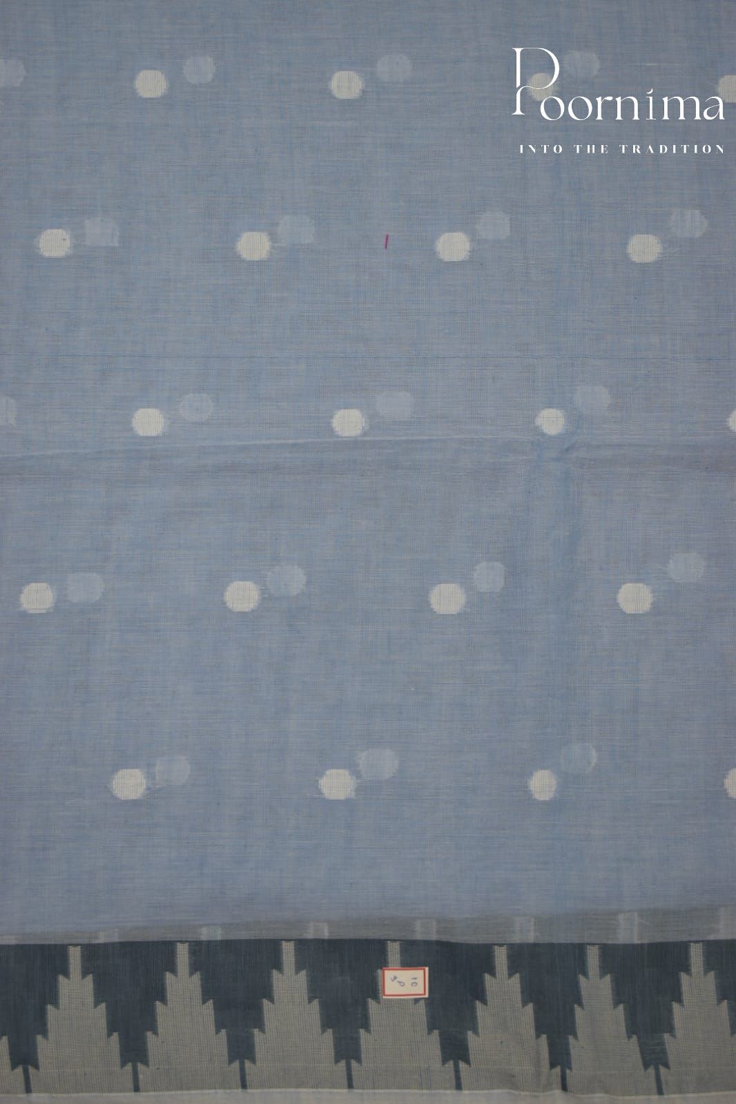 PALE BLUE- LINEN FANCY SAREE