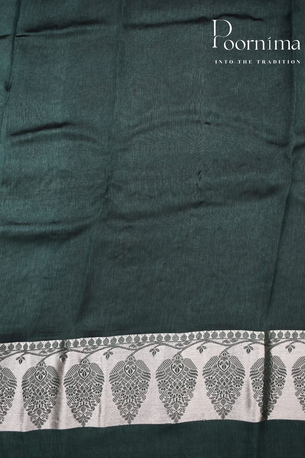 WATER BLUE- PURE BANARASI APPLIQUE WORK SAREE