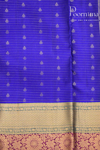 VIOLET- PURE KANJEEVARAM ORNI SILK SAREE