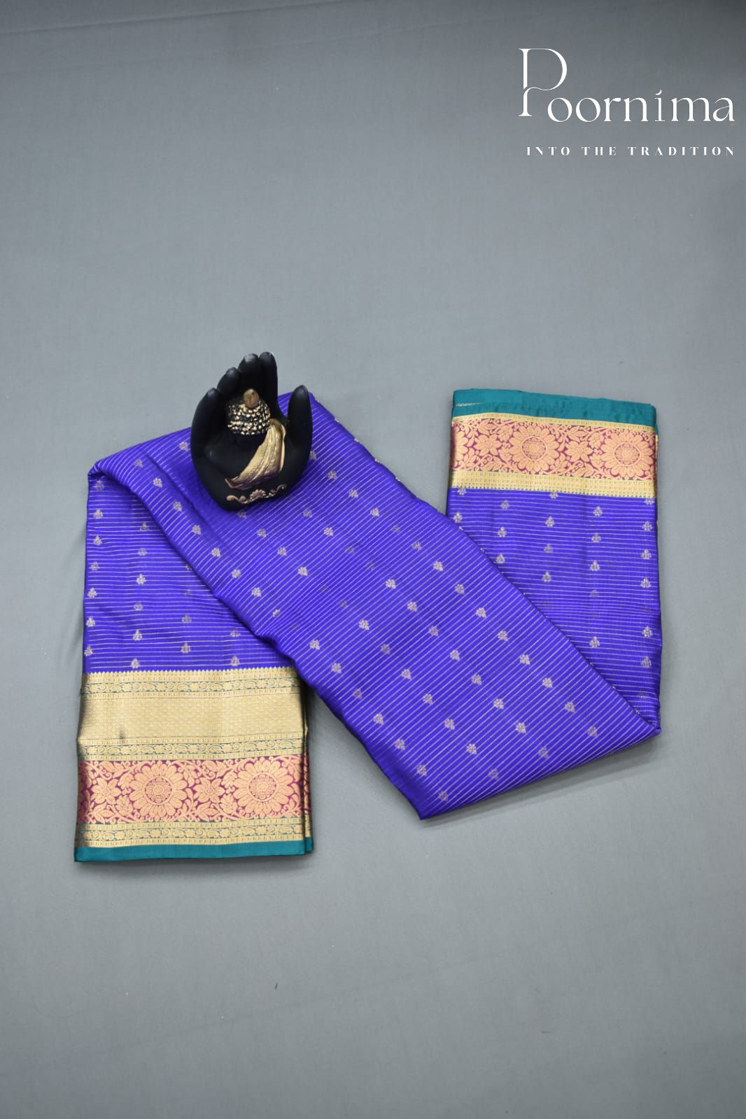 VIOLET- PURE KANJEEVARAM ORNI SILK SAREE