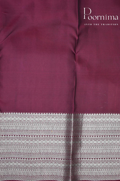 OLIVE GREEN- PURE KANJEEVARAM ORNI SILK SAREE