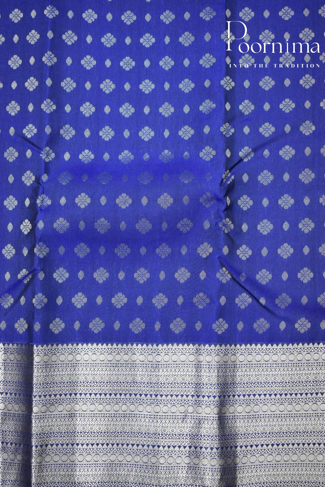 NAVY BLUE- PURE KANJEEVARAM ORNI SILK SAREE