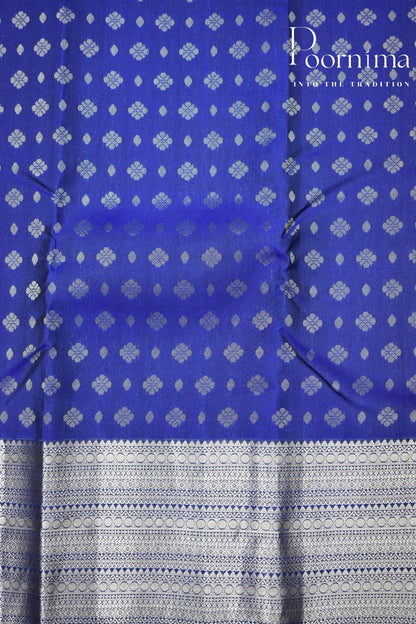 NAVY BLUE- PURE KANJEEVARAM ORNI SILK SAREE