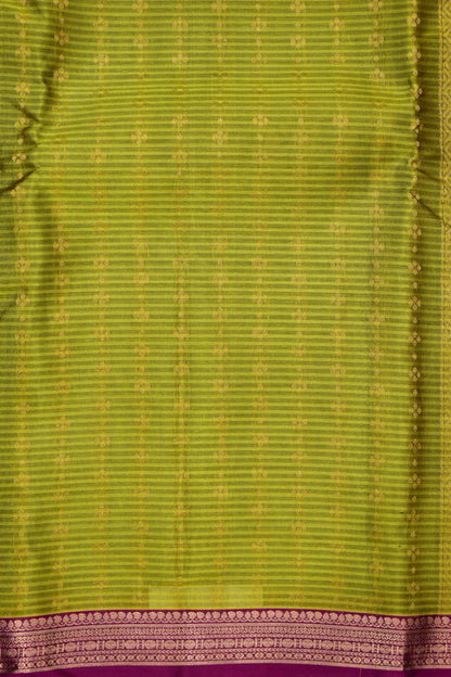 OLIVE GREEN- PURE KANJEEVARAM ARNI SILK SAREE