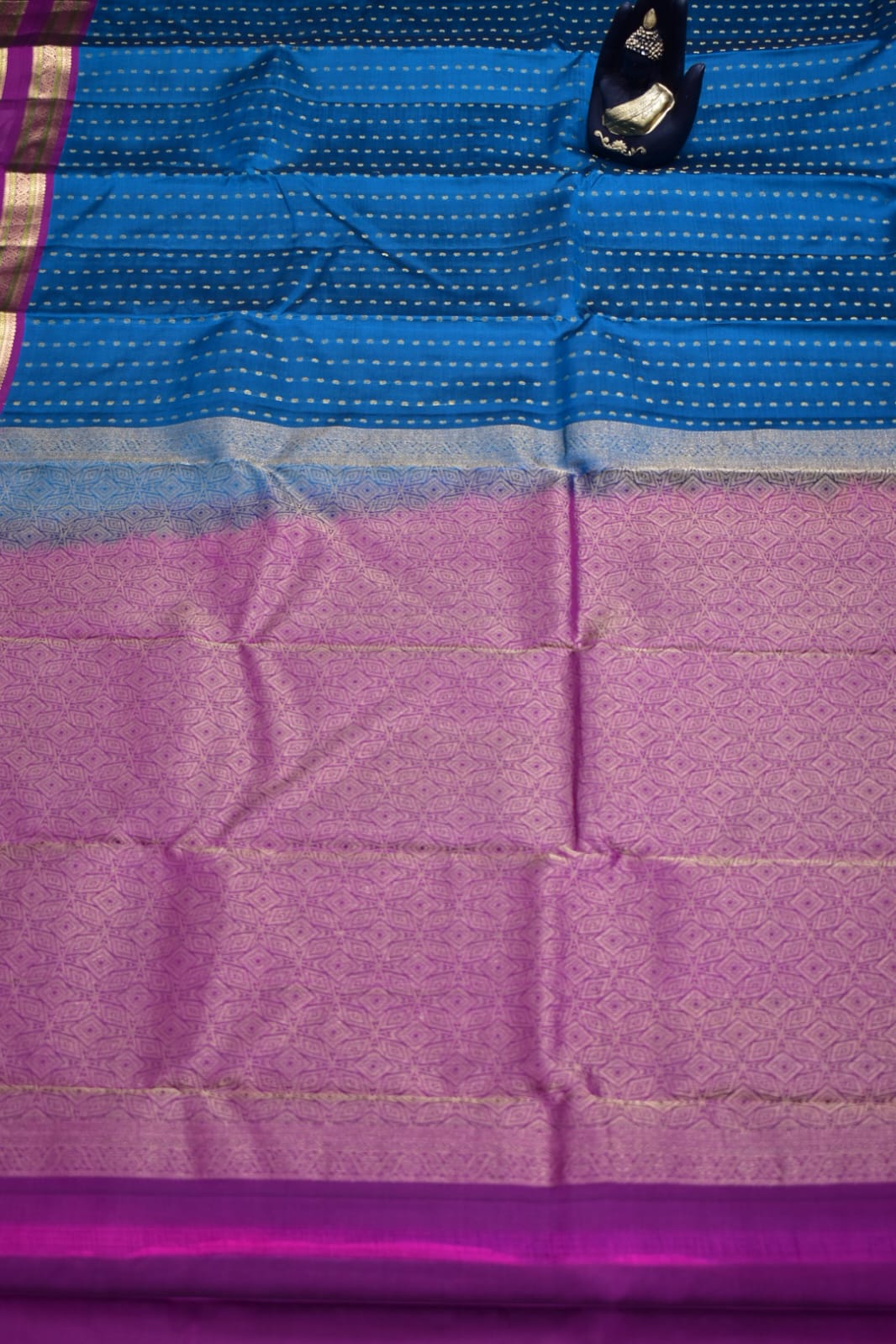 PINE GREEN- PURE KANJEEVARAM ARNI SILK SAREE