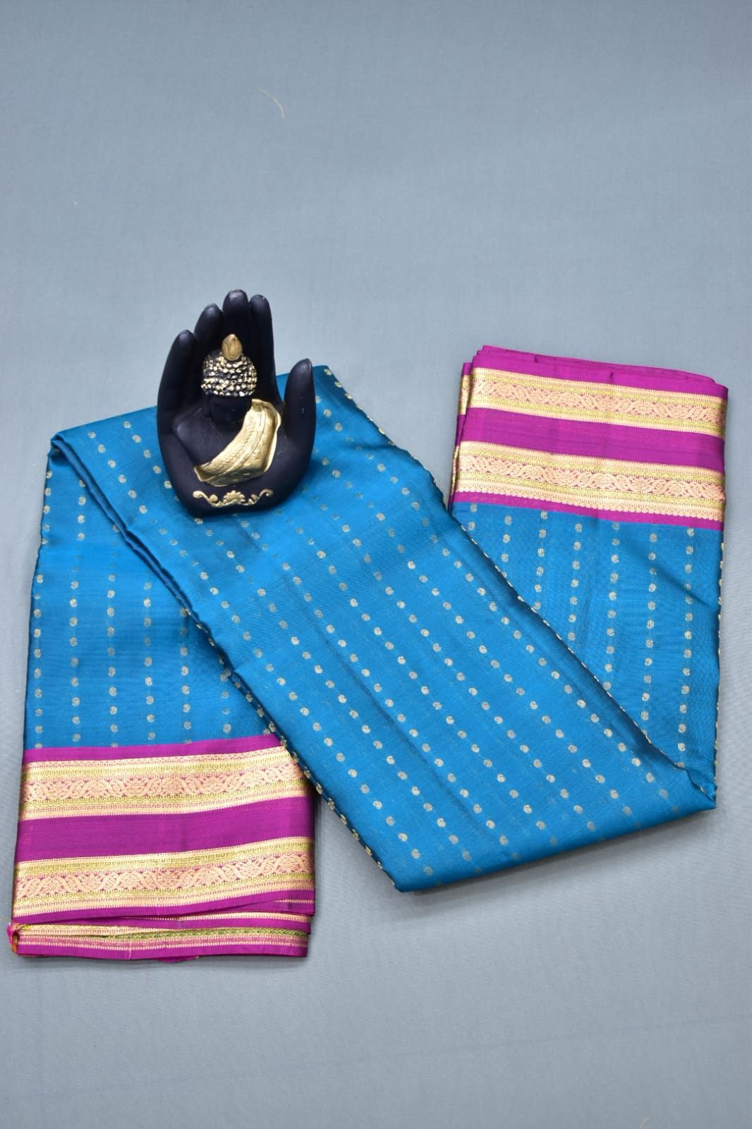 PINE GREEN- PURE KANJEEVARAM ARNI SILK SAREE