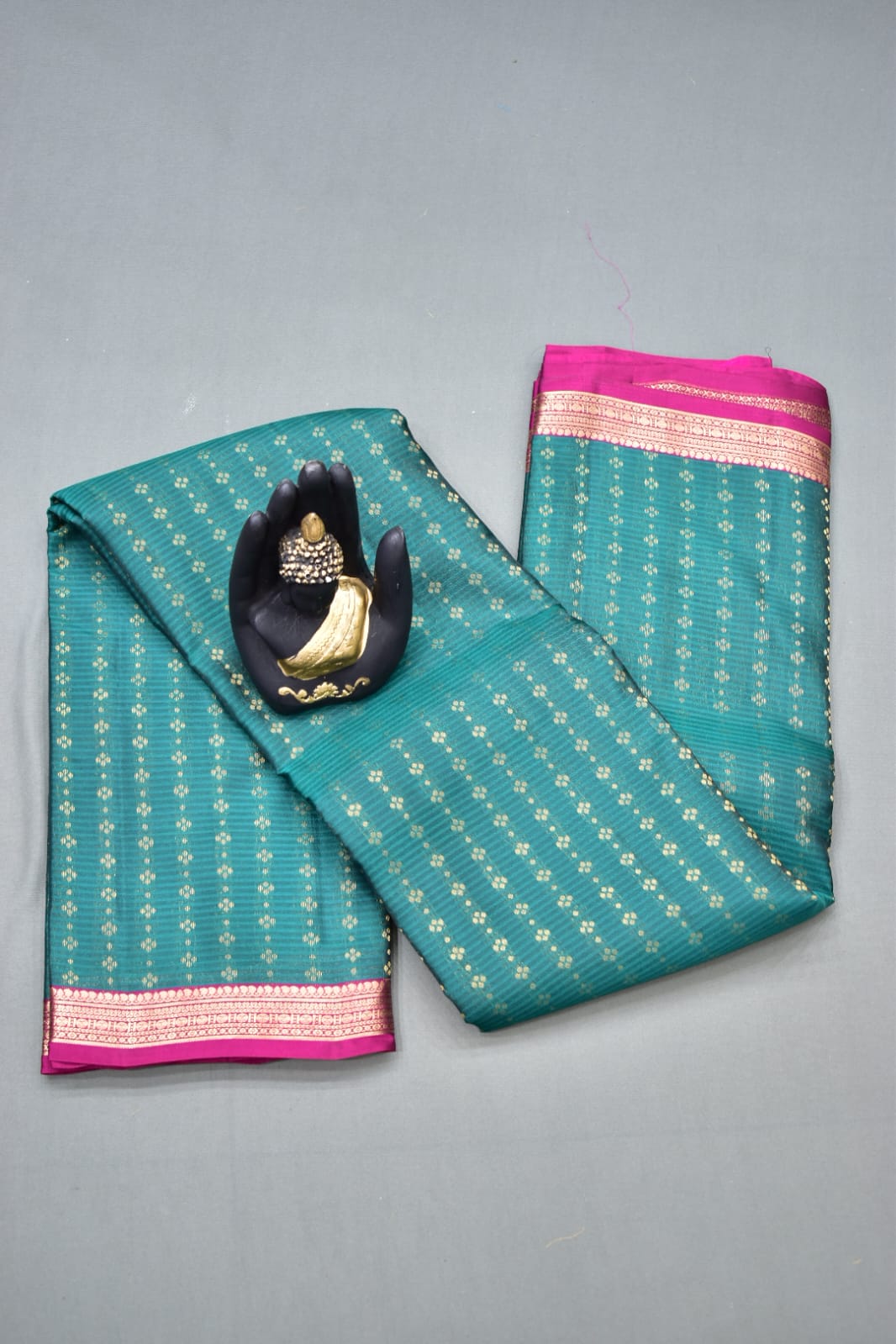 DARK GREEN- PURE KANJEEVARAM ARNI SILK SAREE