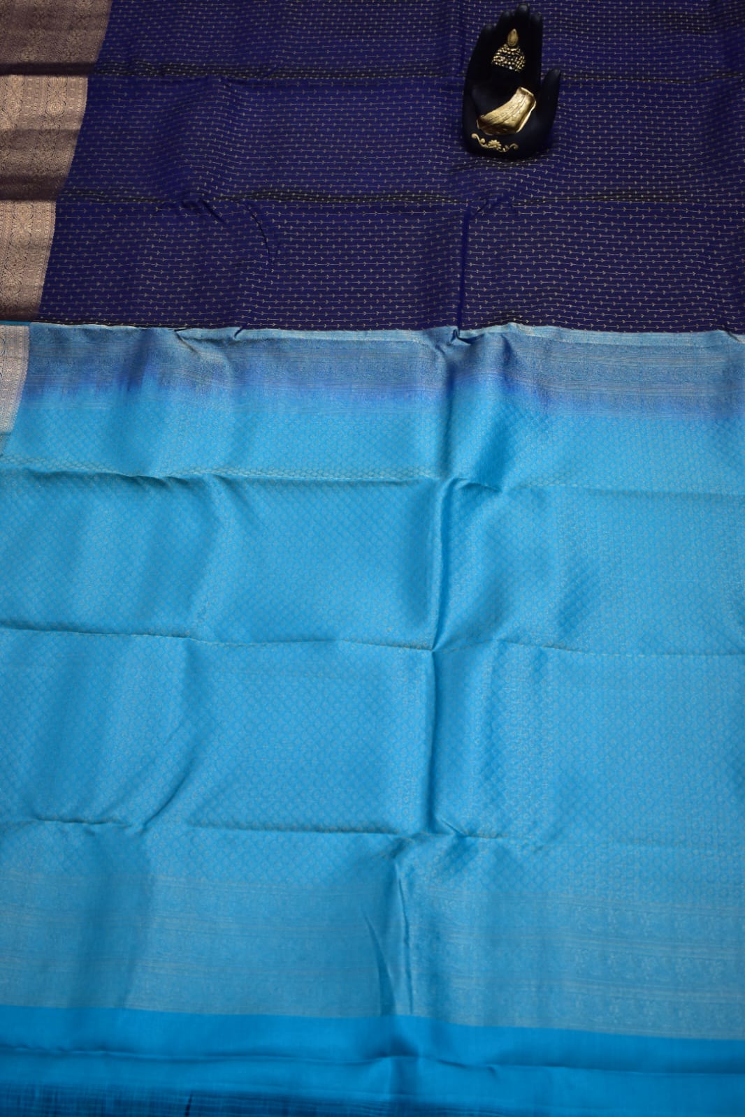 NAVY BLUE- PURE KANJEEVARAM ARNI SILK SAREE