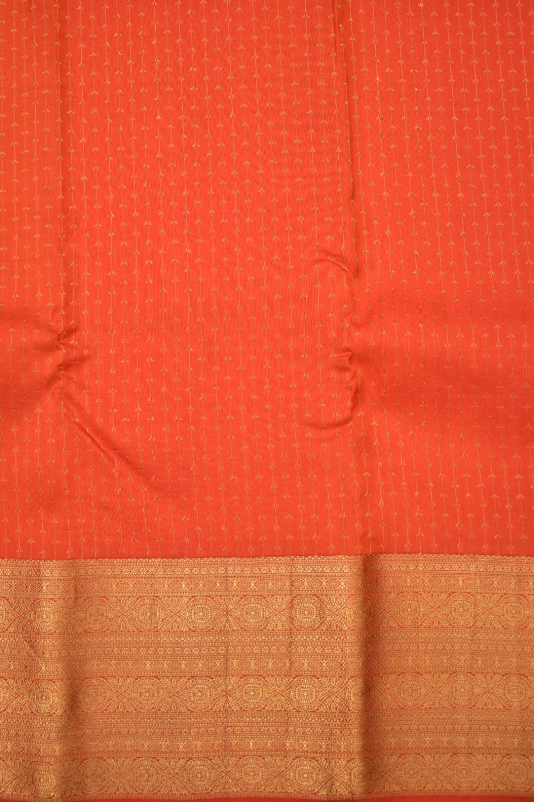 ORANGE- PURE KANJEEVARAM ARNI SILK SAREE