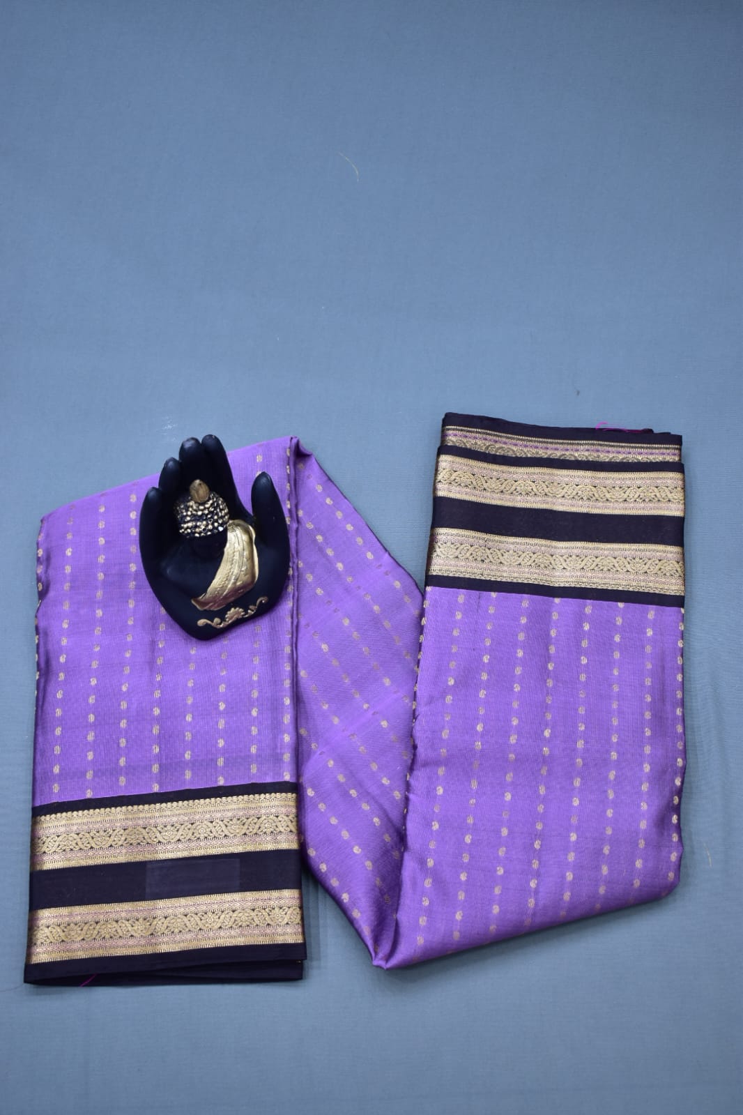 LIGHT PURPLE- PURE KANJEEVARAM ARNI SILK SAREE