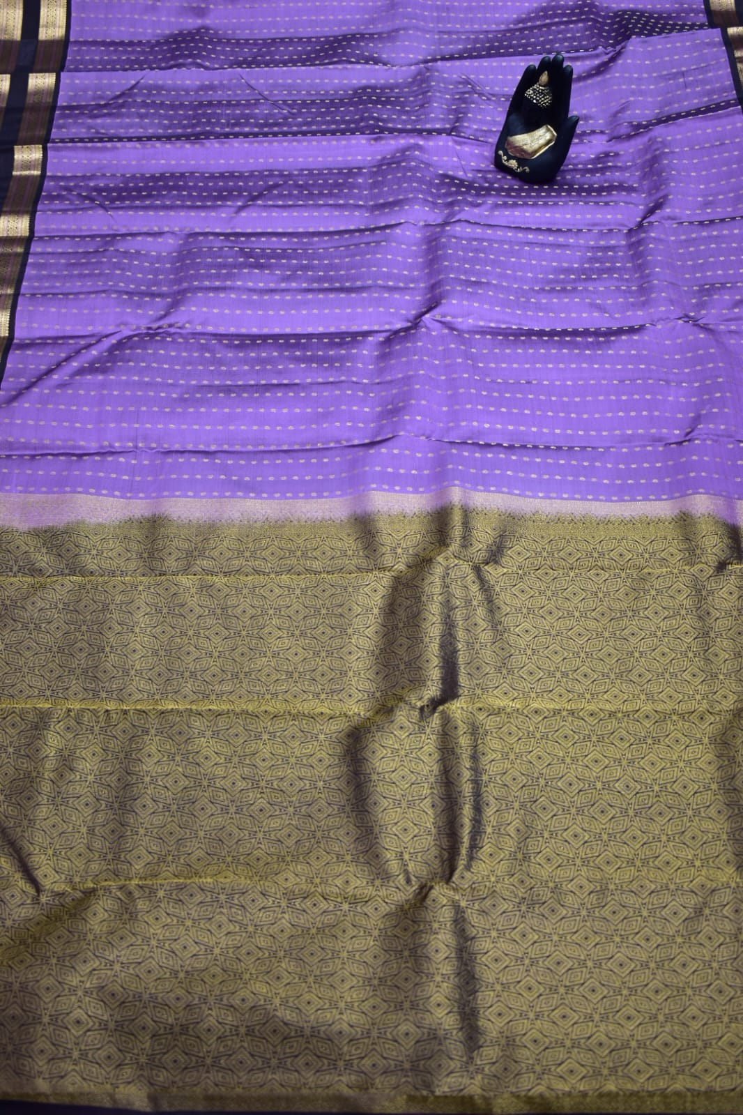 LIGHT PURPLE- PURE KANJEEVARAM ARNI SILK SAREE