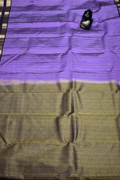 LIGHT PURPLE- PURE KANJEEVARAM ARNI SILK SAREE