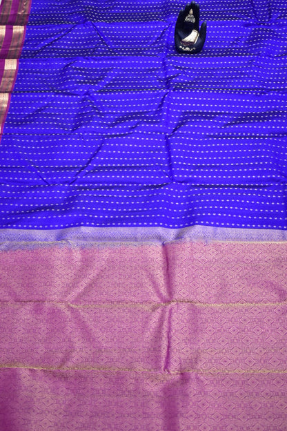 DARK BLUE- PURE KANJEEVARAM ARNI SILK SAREE