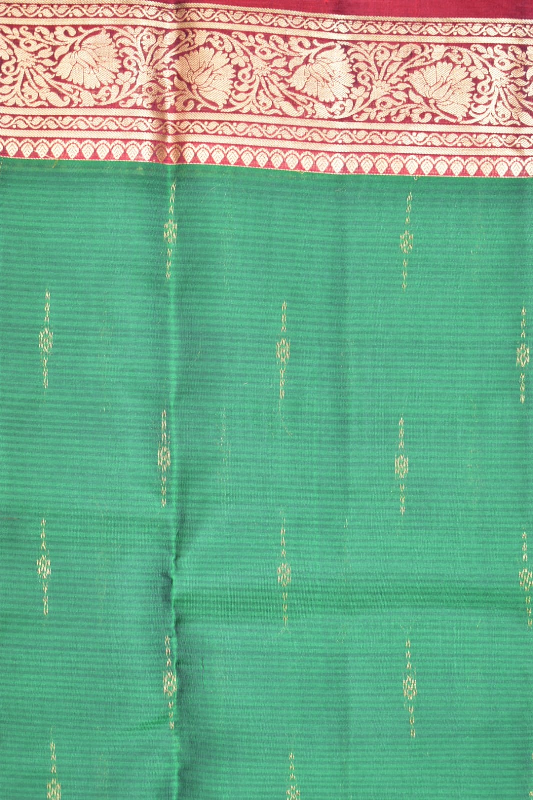DARK GREEN- PURE KANJEEVARAM ARNI SILK SAREE