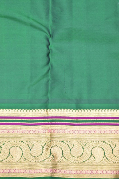 OLIVE GREEN- PURE KANJEEVARAM ARNI SILK SAREE