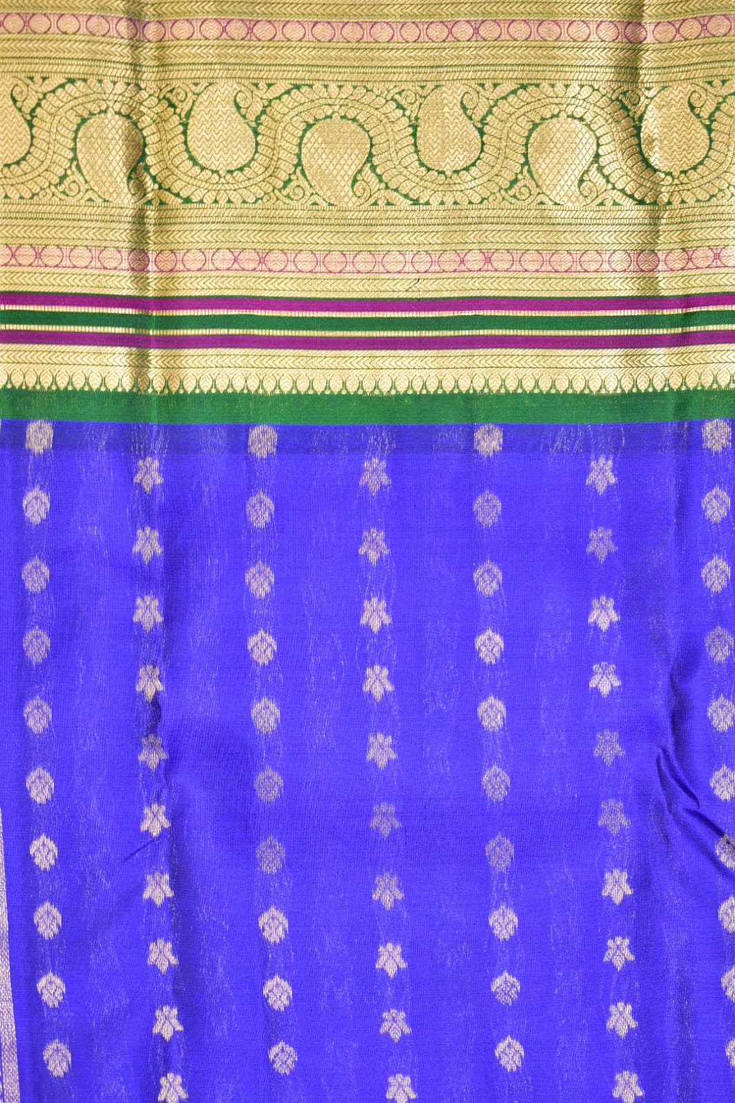 DARK BLUE- PURE KANJEEVARAM ARNI SILK SAREE