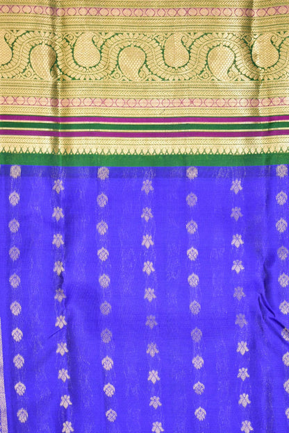 DARK BLUE- PURE KANJEEVARAM ARNI SILK SAREE