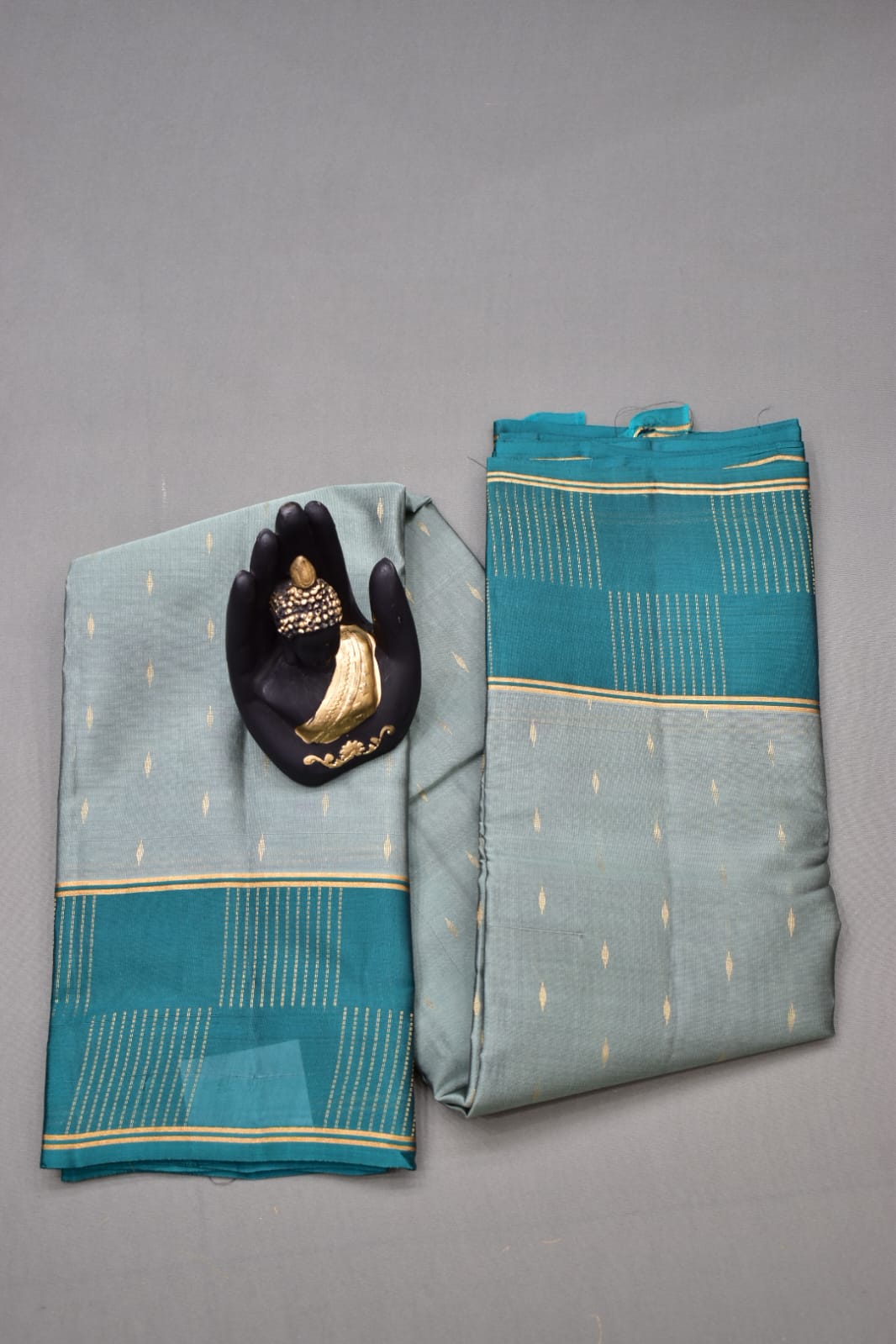 GREY- PURE KANJEEVARAM ARNI SILK SAREE