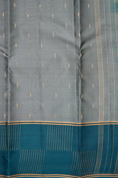 GREY- PURE KANJEEVARAM ARNI SILK SAREE
