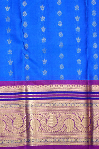 BLUE- PURE KANJEEVARAM ARNI SILK SAREE