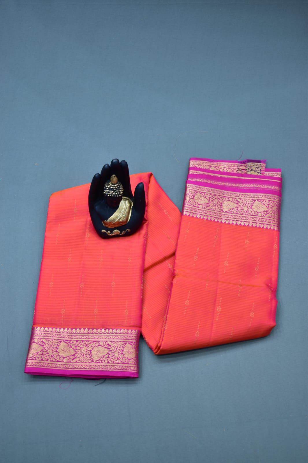 FERRARI RED- PURE KANJEEVARAM ARNI SILK SAREE